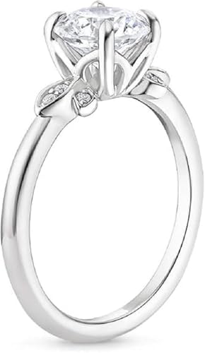 2CT Marquise Cut VVS1 Colorless Moissanite Engagement Ring Wedding Band Gold Silver Eternity Solitaire Halo Vintage Antique Anniversary Promise Gift Fiorella Diamond Engagement Ring2