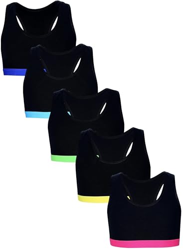 TupTam Mädchen Bustier mit Breiten Trägern und Racerback 5er...