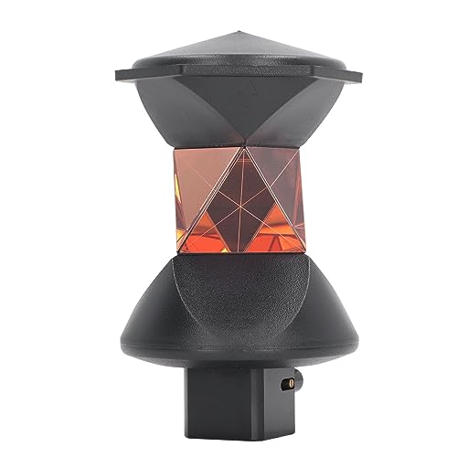 Prisme de Station Totale Universel à 360° pour GRZ4 et Prisme Triangulaire en Verre K9 de Haute Précision pour le Suivi Automatique pour les Tests d'autoroutes de Mines de
