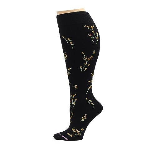 Dr. Motion 3 Pairs Plus Size Women's Wide Calf Compression Knee High Socks Graduated Support3