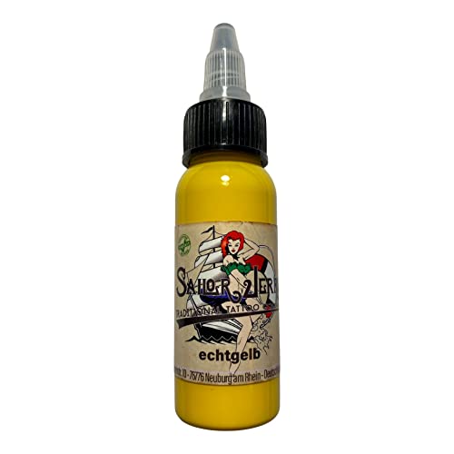 Sailor Jerry Tattoofarbe Dunkelgrau 10 Ml – REACH-konform, Made In Germany Mit Zertifikat