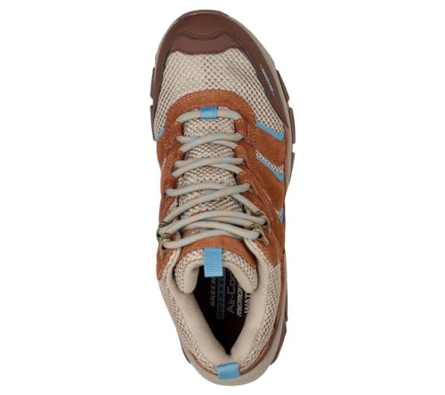 New Skechers Women's Glide-Step Atlan Hiking Boot Tan 7