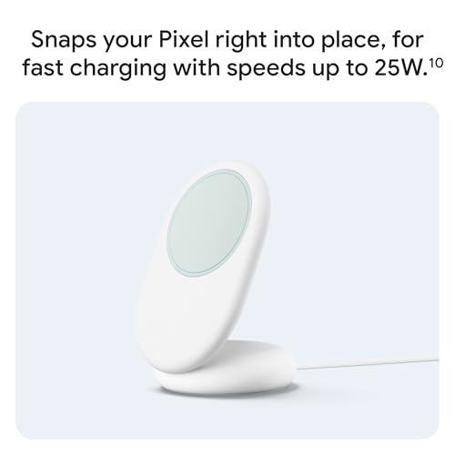 Google Pixelsnap-Ladegerät mit Standhalterung – Kabelloses 25-W-Qi2-Ladegerät und Standhalterung (Made by Google) – Ansicht 5