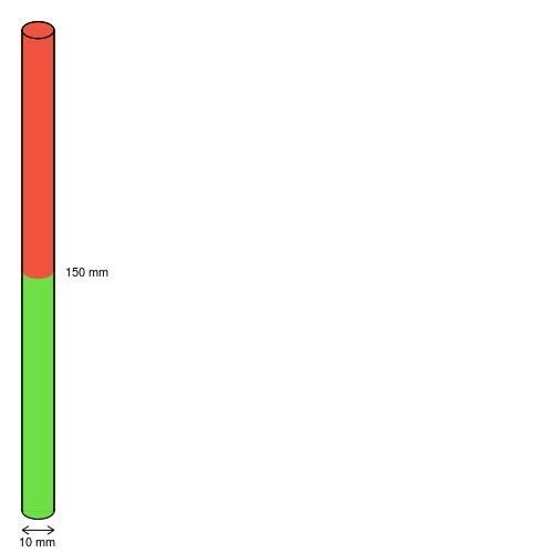 ASTA MAGNETICA rotondo, ø 10 X 150 mm, AlNiCo