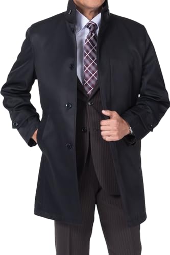 [ユナイテッドゴールド] スタンドカラーコート 撥水加工 ライナー付き スリーシーズン メンズ 紳士用 【1】 黒 LL - UNITED GOLD(ユナイテッドゴールド) - 商品画像