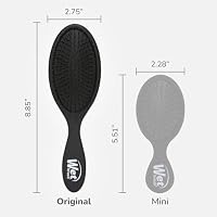 Wet Brush Original Detangler Hair Brush, Black Frost, For All Hair Textures — image 5