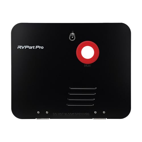 15" x 18" RV Water Heater Black Door and Flange Combination