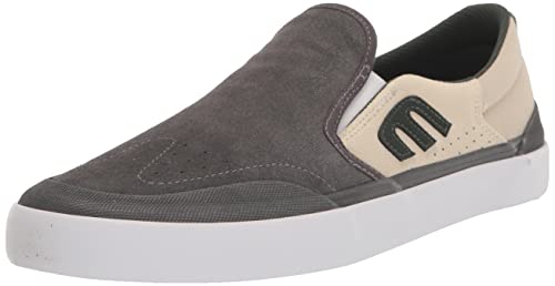 Etnies Men's Marana Slip Xlt Slip-On Skate Shoe, Grey/Tan, 10.5 #TOP13