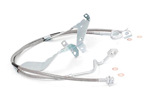 Rough Country Front Stainless Brake Lines for 2008-2015 Ford Super Duty - 89710 - image 1