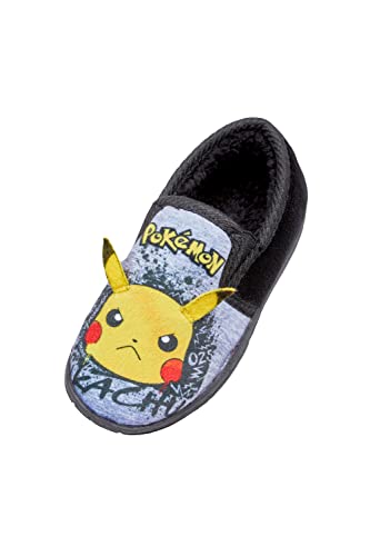 Pokemon Zapatillas para niños, gris, talla 10-2, gris, 32 EU