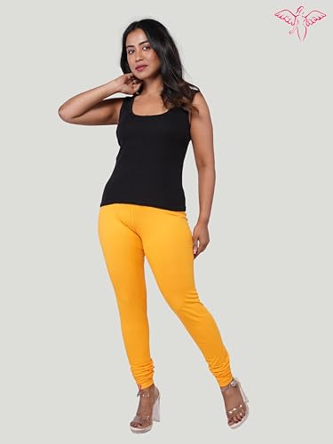 Image of Le-Soft Ladies Cotton Legging | Buttery Soft Stretchy Fit | Churidar Length | Leggings for Women and Girls | Small - 3XL Plus