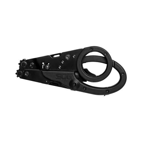 SOG ParaShears Lightweight Backcountry Stainless Steel Multi-Tool, 11 Tools | Compound Leverage Technology, Black - Image 5