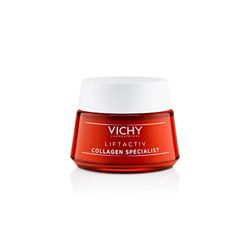 Vichy, Liftactiv, Crème de Jour Anti-Âge Collagen Specialist 16, Lisse & Repulpe, Enrichie en Collagène, Corrige 16 Signes du Vieillissement, Pour tous Types de Peau, 50 ml