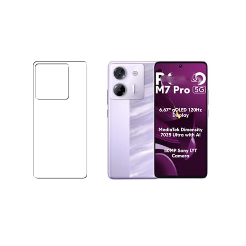 2 Pezzi Pellicola Protettiva Posteriore compatibile con Xiaomi POCO M7 Pro 5G Back Film Protettivo Non Vetro Temperato Protezioni Schermo