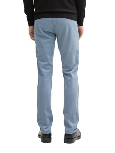 TOM TAILOR Herren Jersey Travis Slim Fit Chino Hose, 37648 - Mystical Blue Two Tone, 30/30 – Ansicht 3