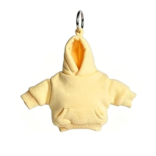 Llavero con capucha y bola antiestrés para llevar en la mochila
