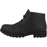 Panama Jack Bota Panama, Botas de piel con forro de piel, Hombre, Negro (Black), 47