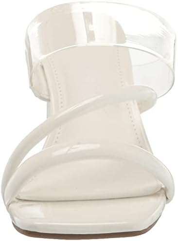 Anne Klein Women's Freda Pump, White/Clear, 8 | Image 1