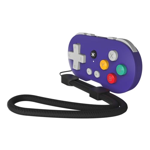 Image of CRKD ATOM - Collectible Keychain Controller for Nintendo Switch, PC, Mac, Mobile and Smart TV (Retro Purple)