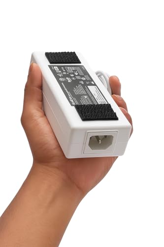 Image of 24V 5A Heavy Duty Power Adapter, Universal 100-240V AC Input, Safe & Reliable Power Supply with Certification for Amplifiers, LED Strips & CCTV, Overheat & Overcurrent Protection