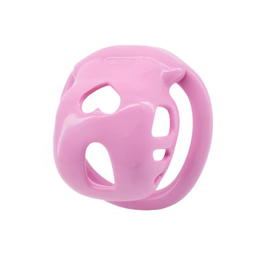 Luoyoupin愛の空洞通気性処女ロック男性用軽量下着拘束装置女装下着拘束jj隠し (ピンク色, S)