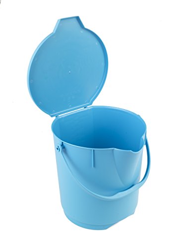 Hillbrush MBK15/SETB Hygiene - Cubo con tapa (12 L), color azul