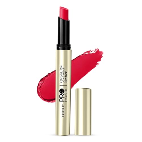 Image of INSIGHT Professional Everlasting Longwear Lipstick | Velvety Smooth Finish | Highly Pigmented | Transferproof,Waterproof,Smudgeproof | Infused with Vit E & Marula Oil - (Live Stream) 2.5gm