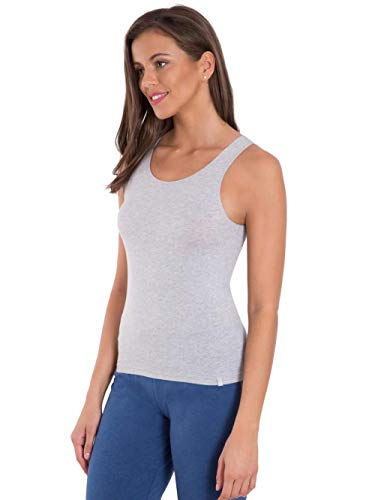 Image of Jockey Womens Cotton Regular Fit Round Neck Solid Tank Top