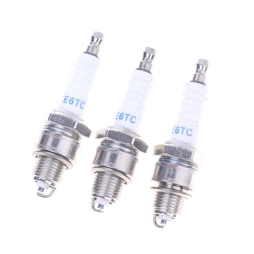 Bougie d'allumage E6TC pour moto et scooter | Pack de 3 pièces