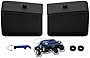 Supreme Suspensions - 4' Rear Lift Blocks Kit for 2001-2010 Chevy Silverado 1500HD 2500HD 3500HD 8-Lug 2WD/4WD - High-Strength Steel Tapered Blocks (9/16th Pin) - Can Cooler Included with Purchase