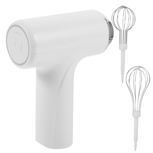 BEBEMOKO Rechargeable Egg Beater Hand Mixer Cordless Electric Stainless Steel Kitchen Tool