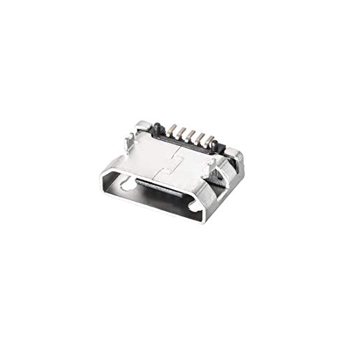 10 conectores hembra Micro USB, 5 pines, 180 grados miniatura 3