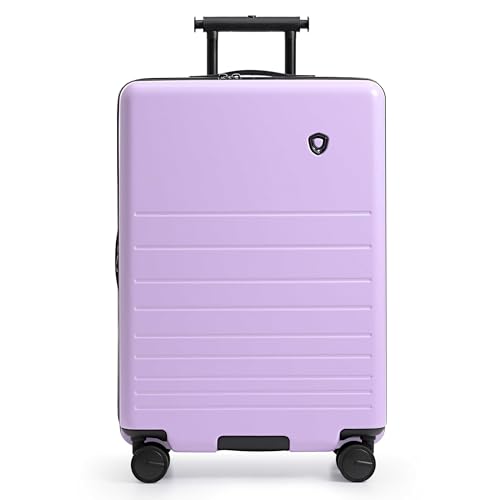Image of Traveler's Choice Markham Hardside Expandable Luggage with Hinomoto Spinner Wheels, 26-Inch Medium, Purple