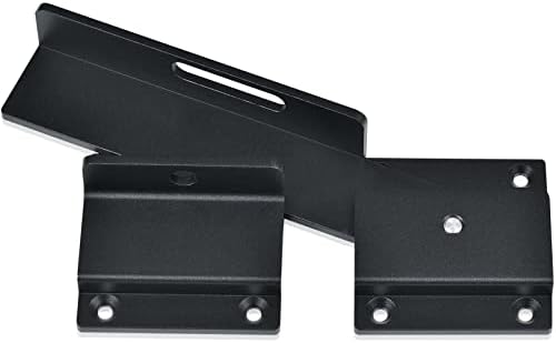 Lumiadot Flip Gate Latch Lock with Padlock Hole, 3.5mm Heavy Duty Aluminum Alloy Adjustable Door Latch for Sliding Swing Open Door, Outdoor Gate, Wooden Fence, Barn Door, Shed, Garage, Yard (1Pack)