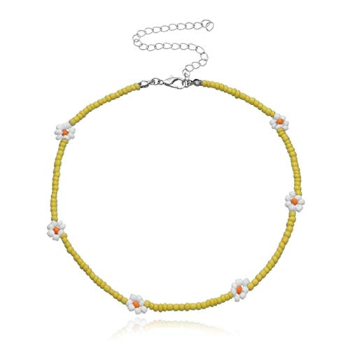 Collier daisy fleurs style coréen une idée cadeau idéale pour femme et fille