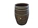 Produktbild 225 Liter Regenfass medium, Fassl Baron, offen mit Hahn auf Gießkannen Höhe, Holzfass, Regentonne, Weinfass, Barriquefass für effiziente Wassernutzung und Gartengestaltung, medium Patina