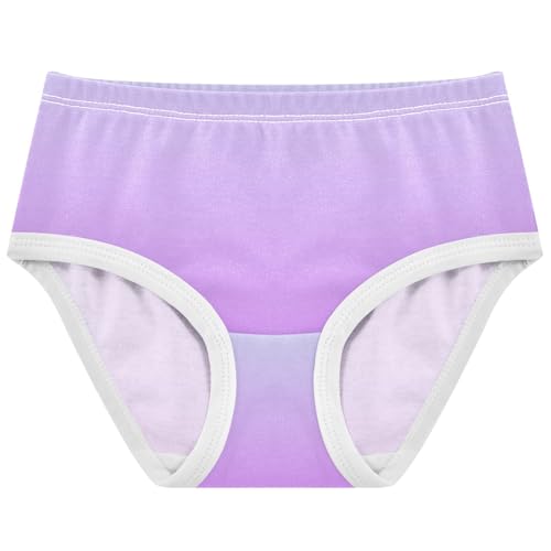 Joisal Flower Girls Underwear Toddlers 2t Cotton Girl Panties Cute Elegant Blue Heliotrope Gradient Underpants Briefs