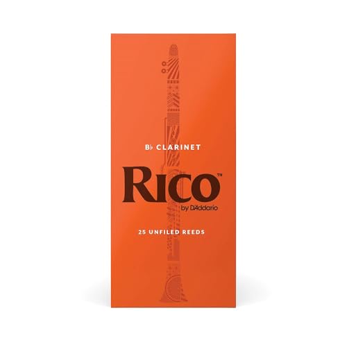 Image of D'Addario Woodwinds, Rico Bb Clarinet Reeds, RCA2515, Strength 1.5, 25-pack