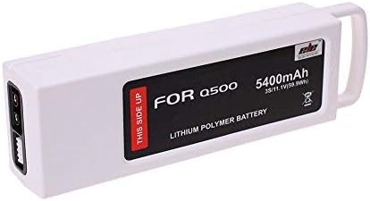 Jian Ya Na 5400mAh 3S 11.1 Volt Replacement Lipo Battery For Yuneec Q500 Series RC Drone Q500,Q500+,Q500 4K Drone Quadcopter US (Pack of 1)