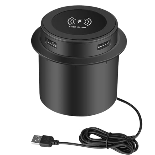 USB invisible wireless charging oculto para mesas y escritorios 1