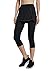 Westkun Falda Pantalón con Polainas Falda de Deportes para Mujer Capris Golf Tennis(Negro,L)