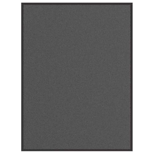 Paillassons anthracite 90x120 cm tapis de sol robuste et durable