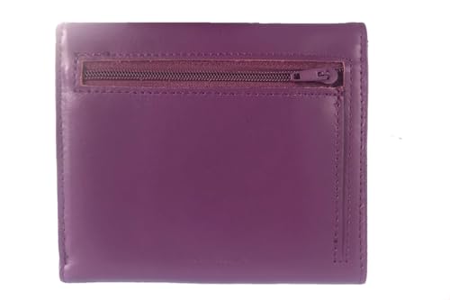 Big Skinny Women's Trixie Leather Tri-Fold Slim Wallet, Holds Up to 30 Cards2