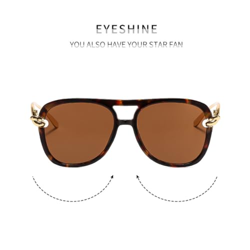 Lunettes de soleil steampunk à double pont légères et anti-éblouissement - 3