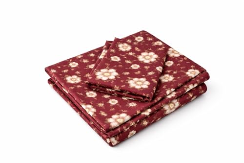 Image of AAZEEM Microfibre Single Bedsheet 100% Microfibre Full Size Sheets Set, Soft & Comfy, Bedsheet & Pillowcases Sets, Machine wash |Bedsheet Size 60 X 90 Inches Pillow - 17 X 27