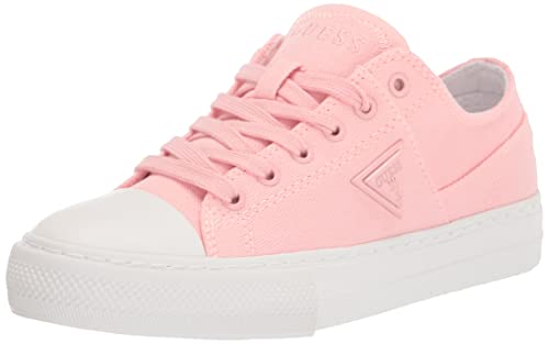 GUESS Women's PRANZE Sneaker, Light Pink, 5.5