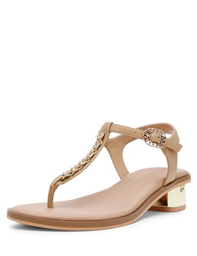 Anne Klein Tessa, Sandalias Planas Mujer, Biscotti, 38 EU