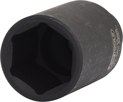 KS Tools 515.1130 Bussola Esagonale per Avvitatori ad Impulsi, Lunga, 30 mm, 1/2"