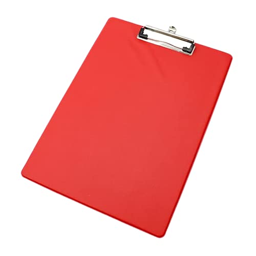 SPRINTIS Klemmbrett/Schreibplatte A4 mit Kunststoffbezug im 10er Set (rot, DIN A4) Cover