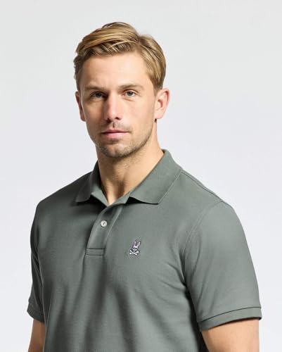 Camisa Polo clásica para hombre Psycho Bunny talla 3X-Large color Agave Green miniatura 3